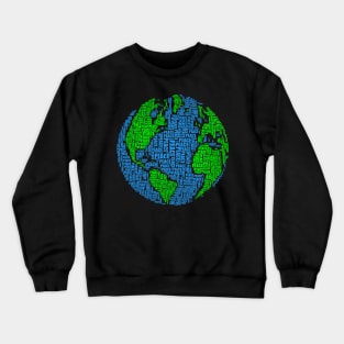 Earth Day World Global Peace Crewneck Sweatshirt